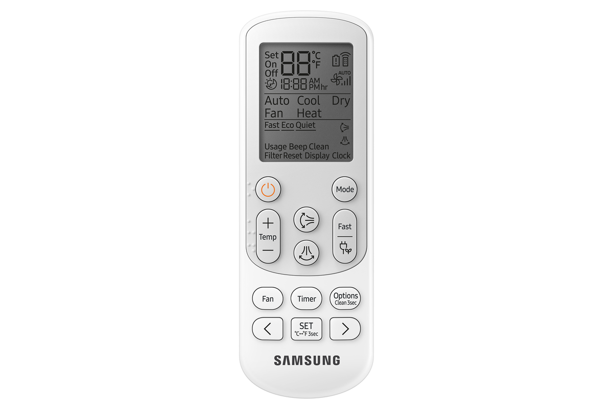 remote control 8 002 front on light gray