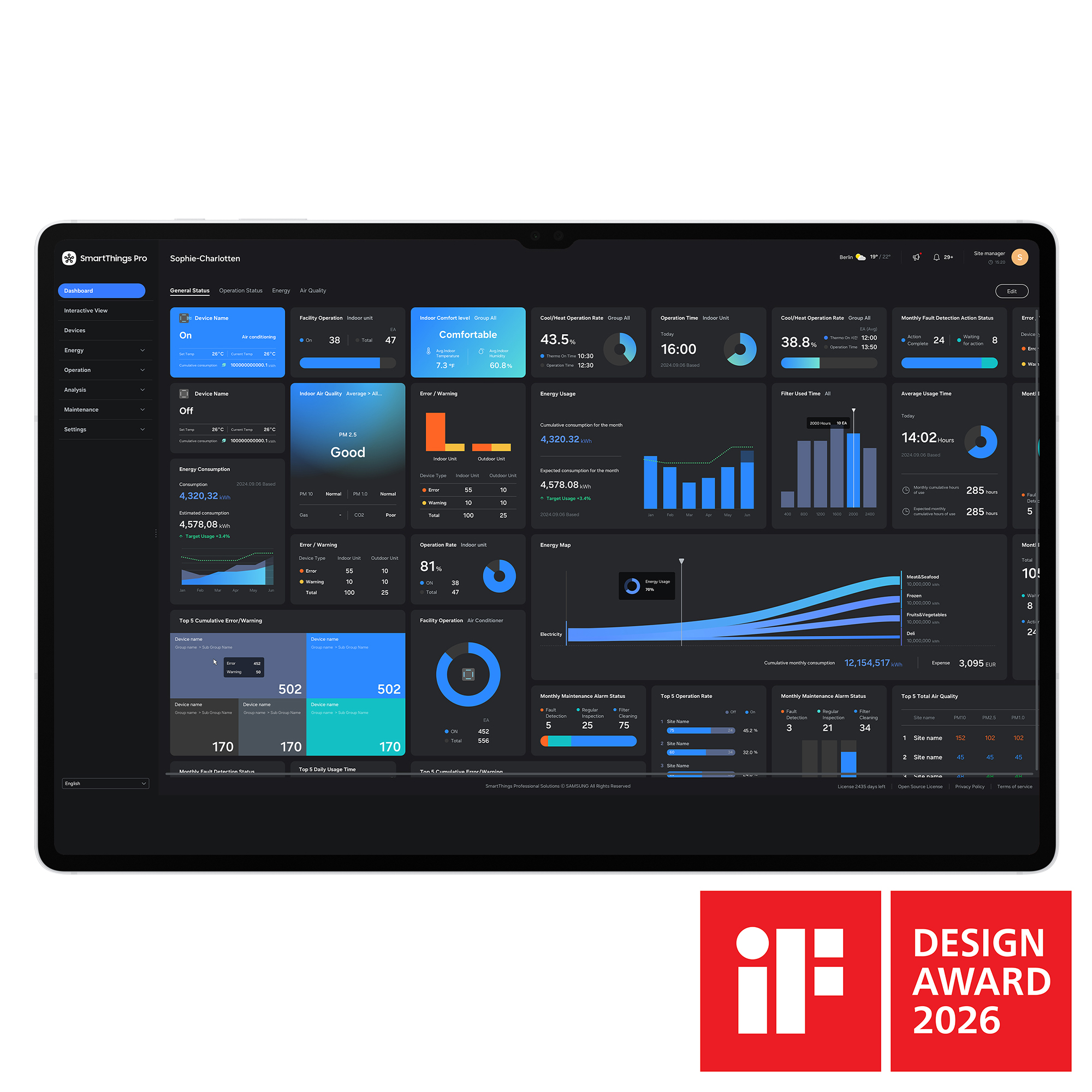 SmartThings Pro Data iF Design Award 2026 2000x2000