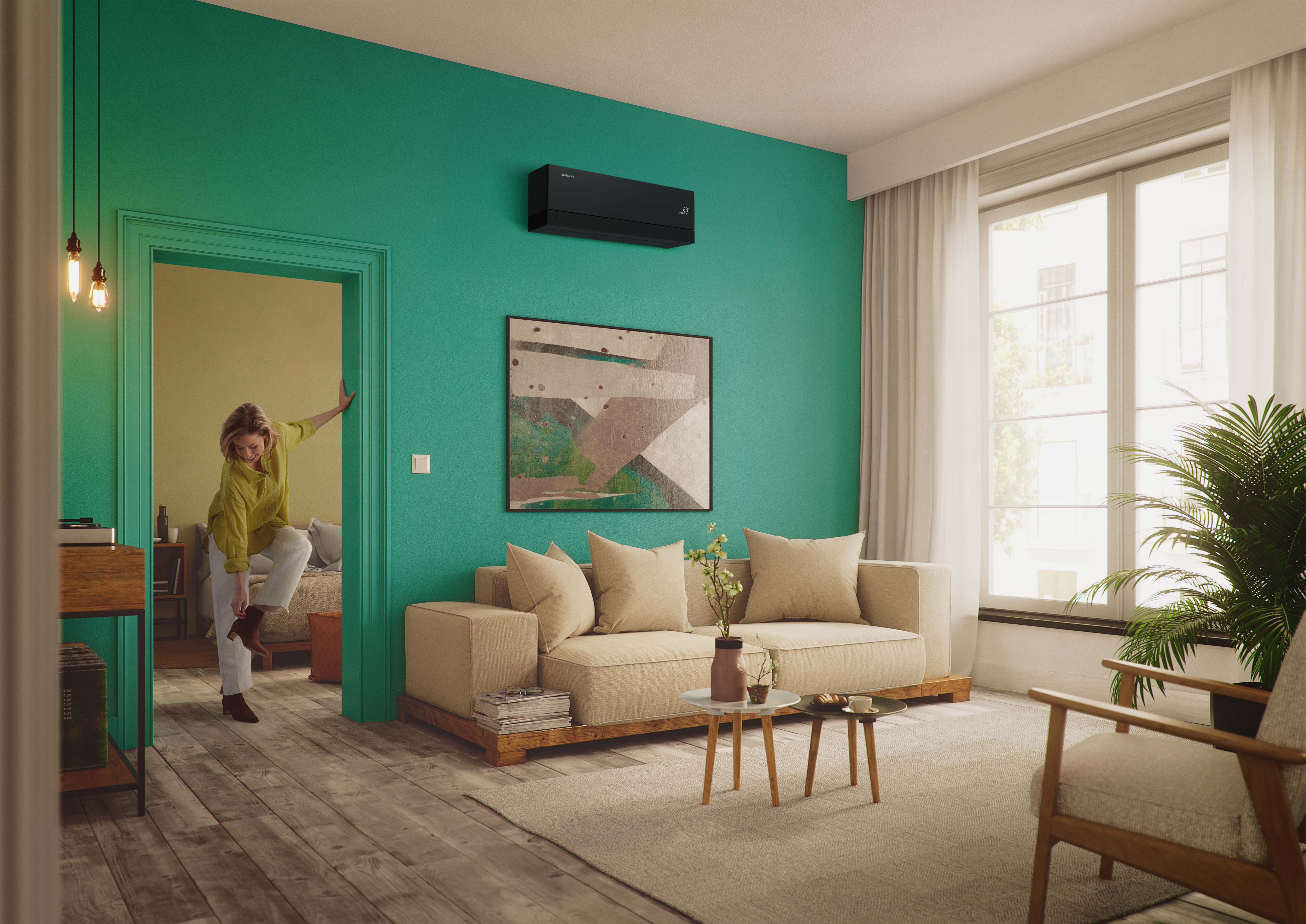 RAC Visual  2025 WindFree Premiere SC   living room bedroom (teal)