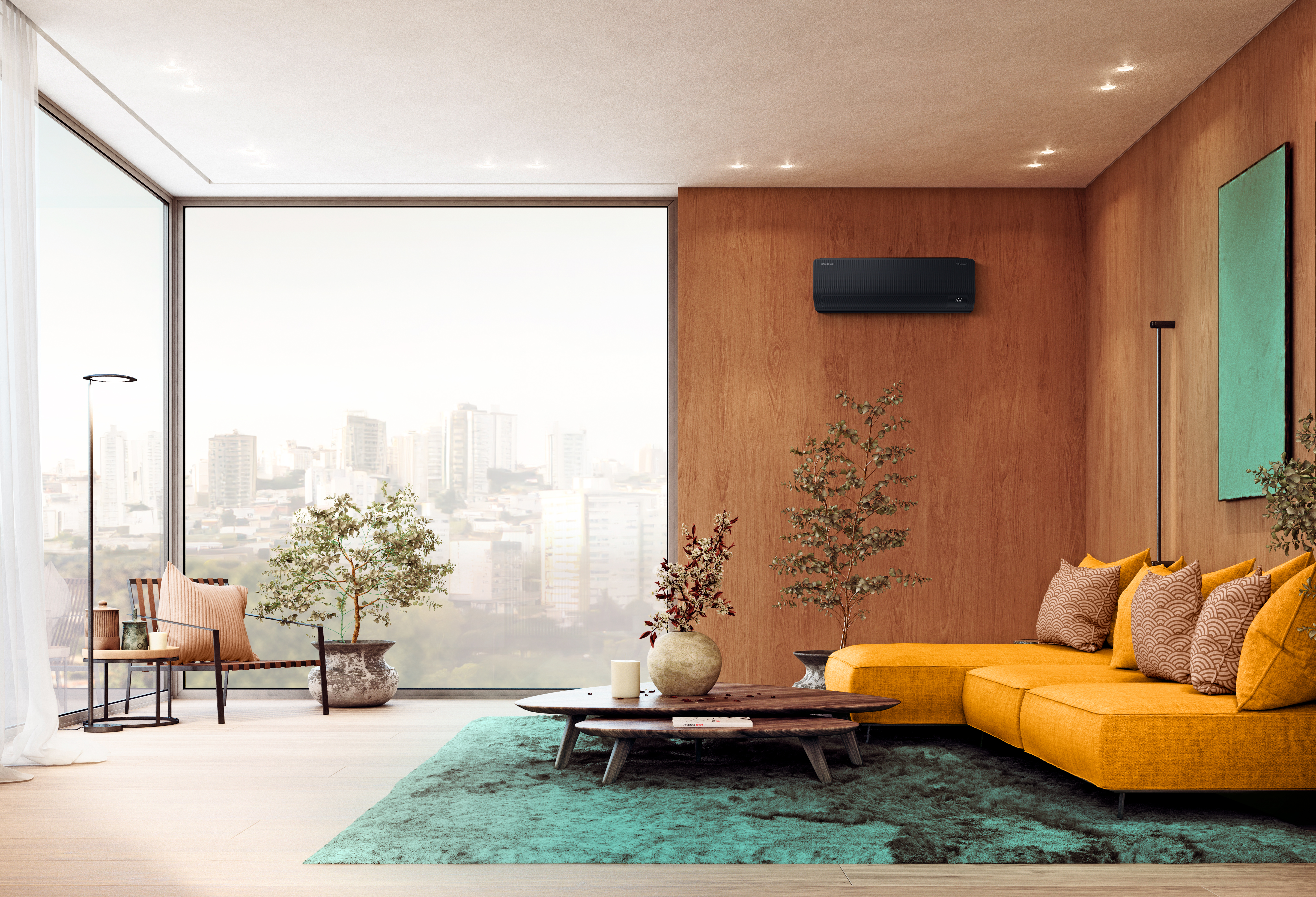 modern living room interior. 3d rendering design concept