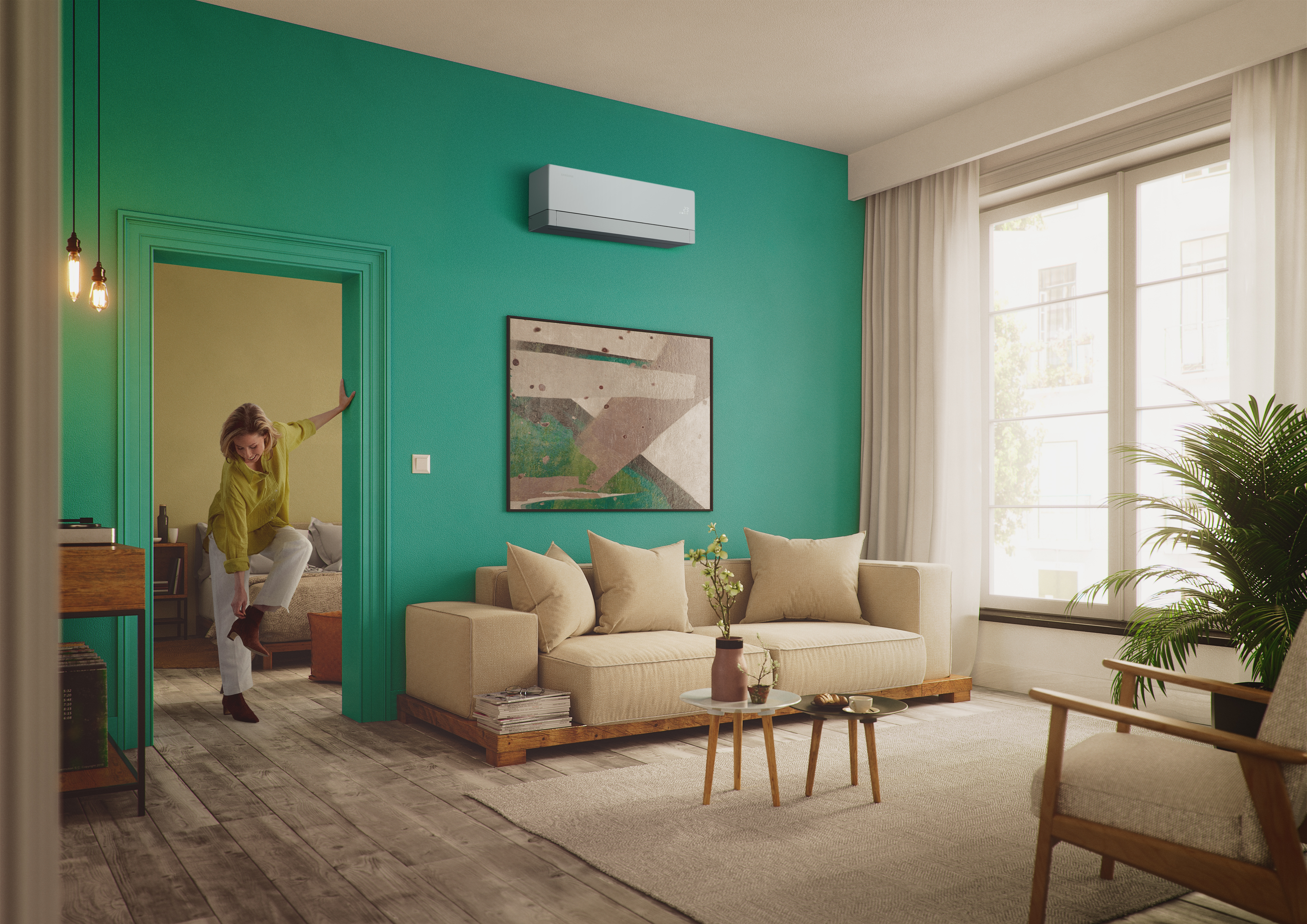 RAC Visual  2025 WindFree Premiere EW   living room bedroom (teal)