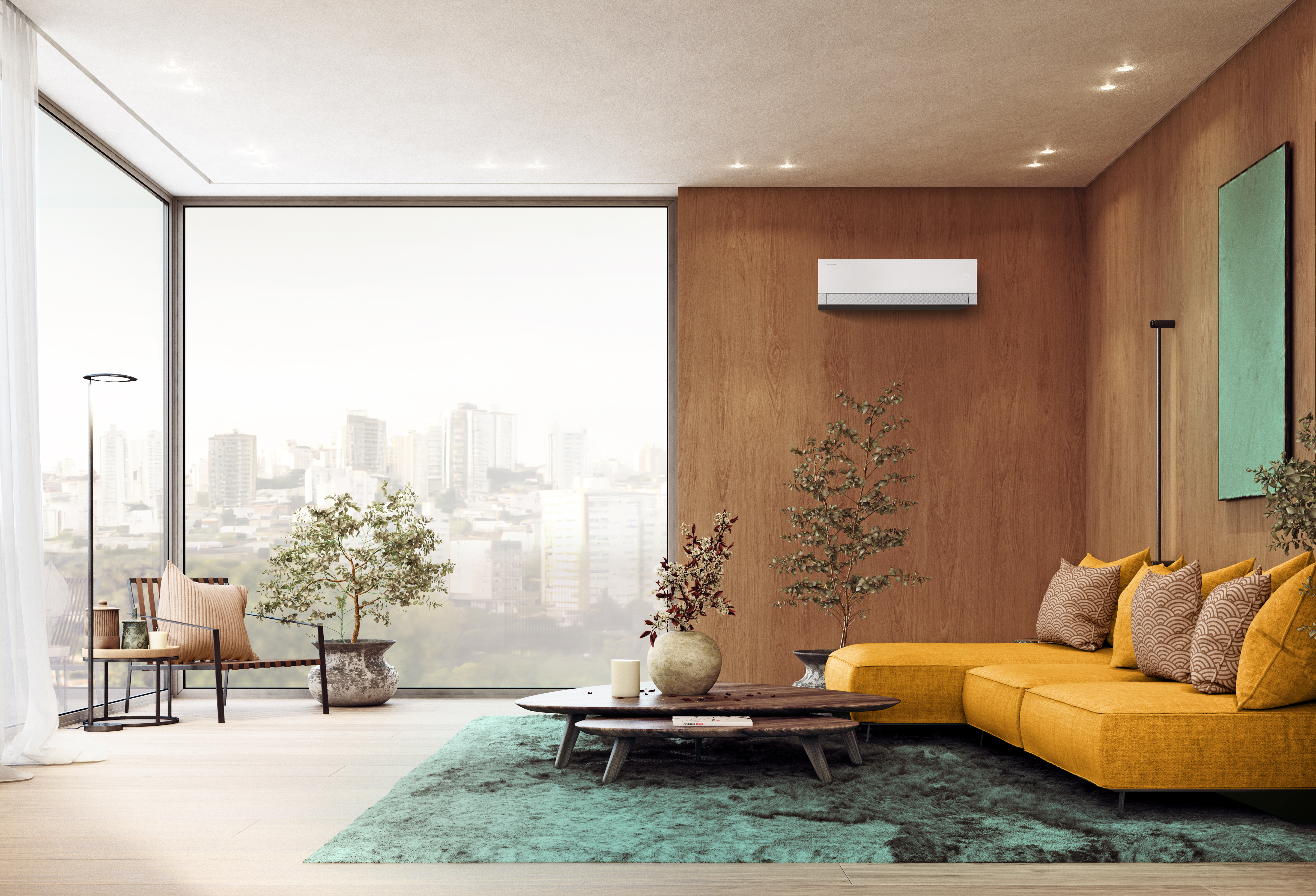 modern living room interior. 3d rendering design concept
