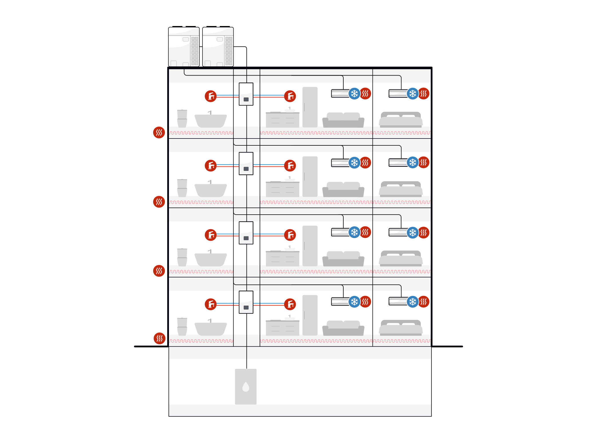 DVM ClimateFit Tabs Spec 3 Appartment Building V2