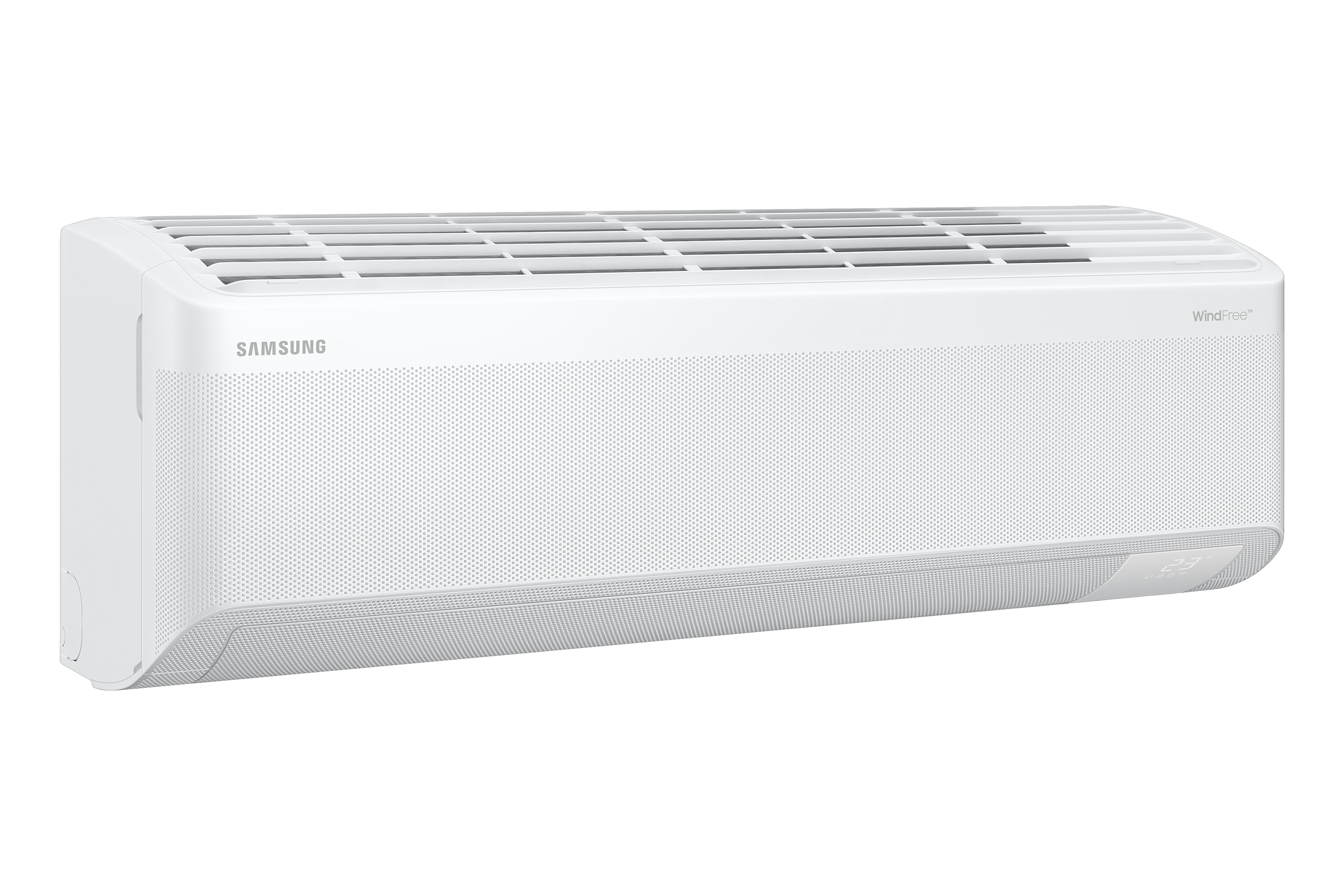 Samsung WindFree Comfort S2 AR60F09C1AWNEU vidaus blokas iš kairės pusės