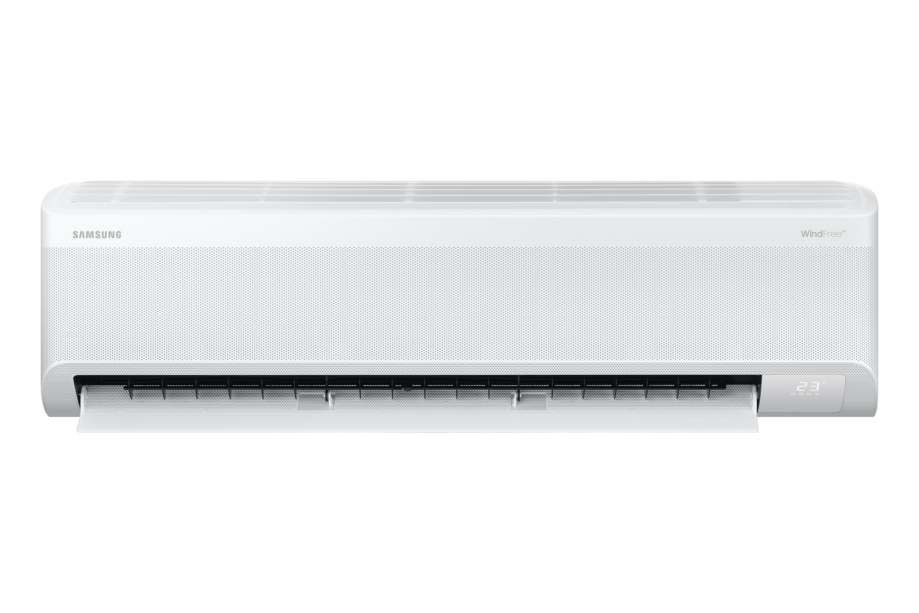 Samsung WindFree Comfort S2 5,0 kW AR60F18C1AWNEU baltas vidaus blokas atvertu oro srautu
