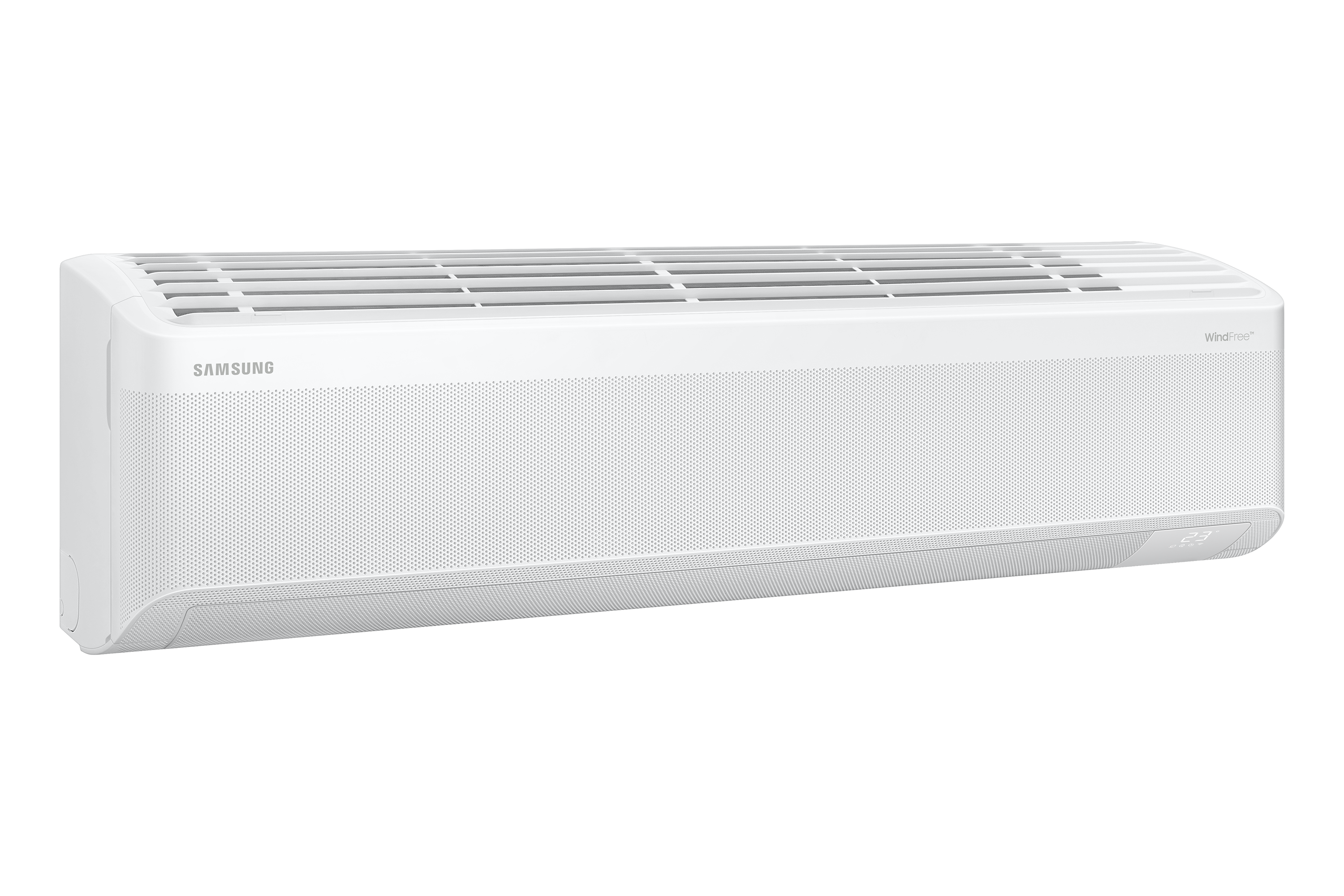 Samsung WindFree Comfort S2 AR60F18C1AWNEU vidaus blokas iš kairės pusės