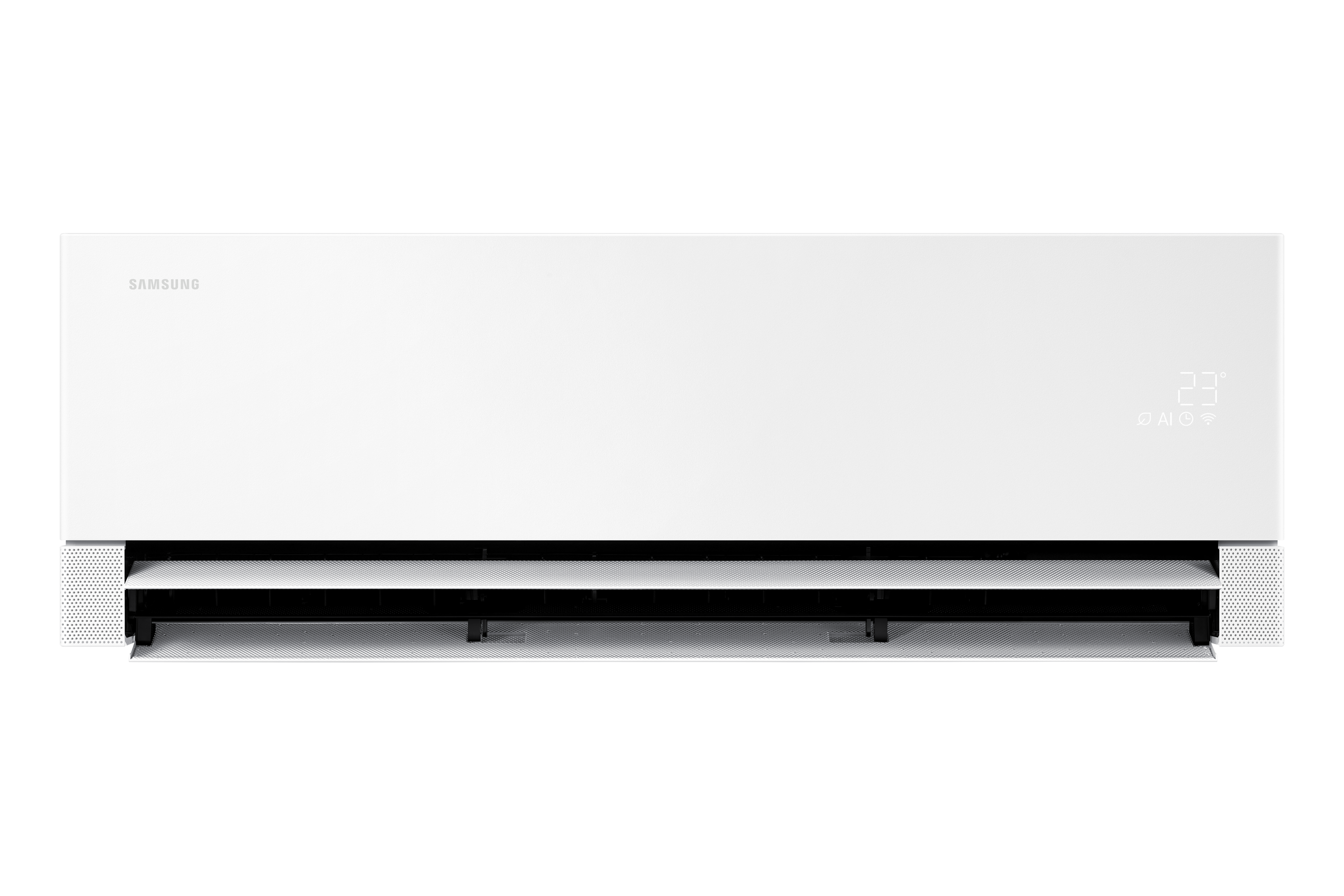 Samsung WindFree Premiere+ 3,5 kW AR70H12CAAWNEU baltas vidaus blokas atvertu oro srautu