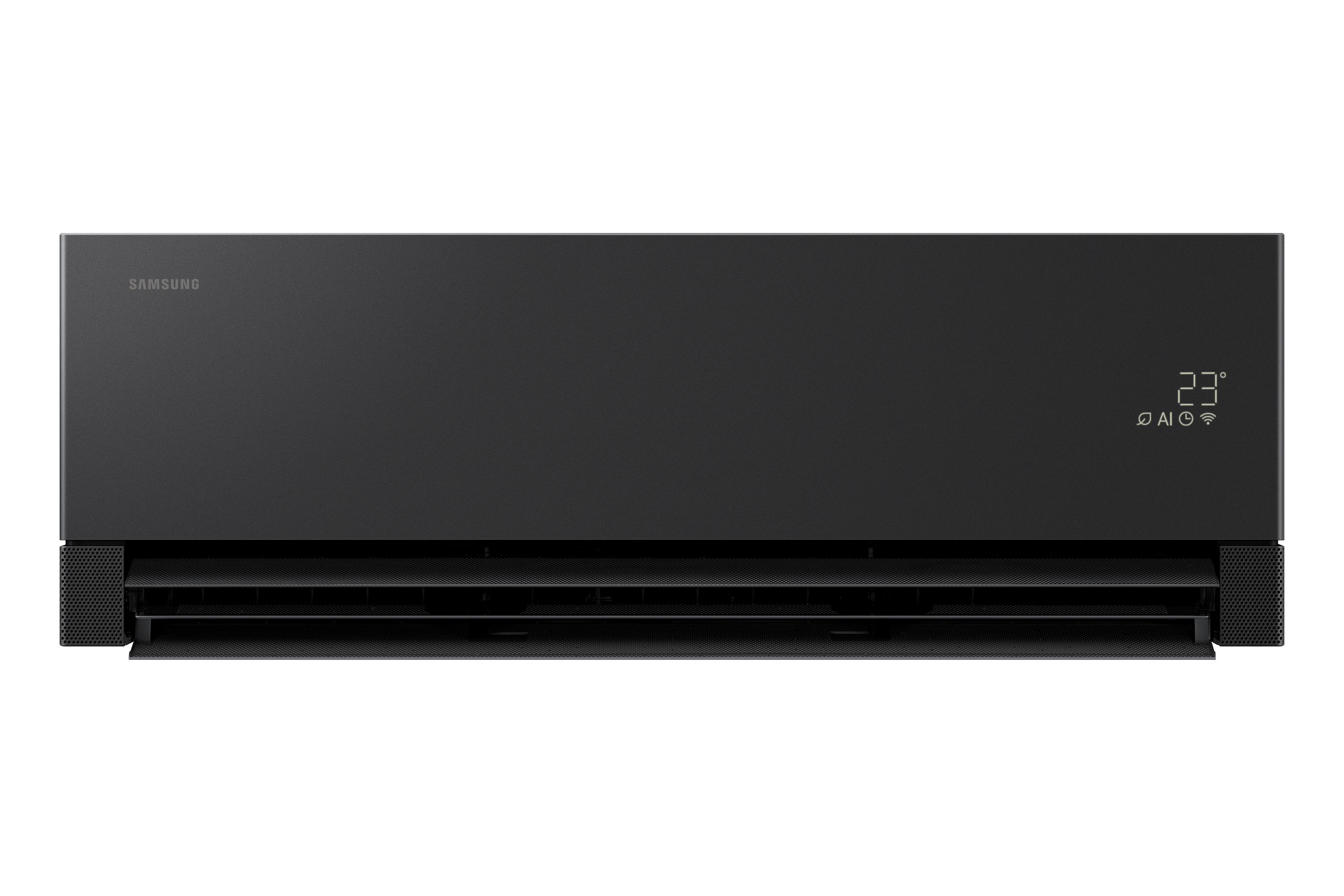 Samsung WindFree Premiere+ 2,5 kW AR70H09CAABNEU antracito spalvos vidaus blokas atvertu oro srautu