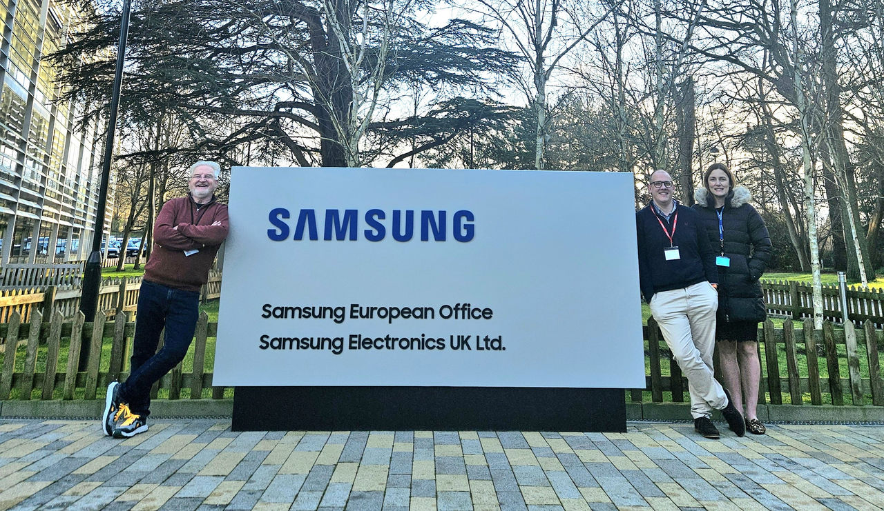 Photo of Samsung team with APP Wholesale